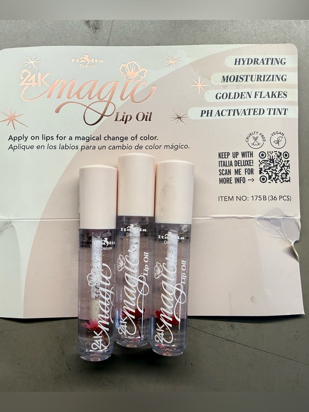 New 3X 24K Magic Lip Oil Clear Moisturizing Hydrating Gloss Shine & Smooth Lips